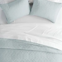 Casual Comfort Damask Stitch Quilt Set