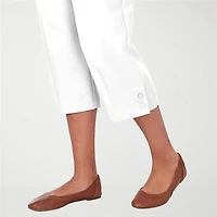 Alfred Dunner Classics Womens Straight Mid Rise Capri Pant