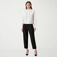 RM Rebecca Minkoff Womens Tapered High Rise Ankle Pant