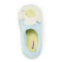 Dearfoams Rosie Furry Icon Womens Memory Foam Clog Slippers