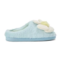 Dearfoams Rosie Furry Icon Womens Memory Foam Clog Slippers