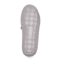 Dearfoams Harriet Genuine Suede Moc Womens Slip-On Slippers