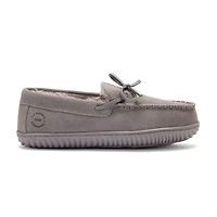 Dearfoams Harriet Genuine Suede Moc Womens Slip-On Slippers