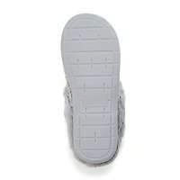Dearfoams Claire Cable Knit Chenille Womens Memory Foam Clog Slippers
