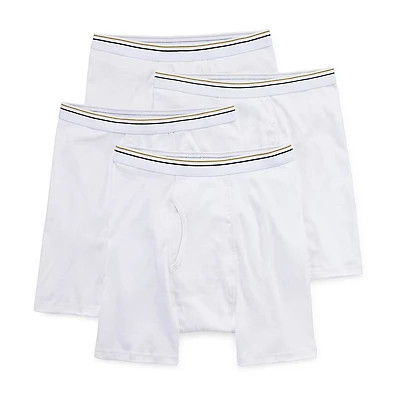 Stafford Cotton Mens 4 Pack Boxer Briefs 302866