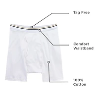Stafford Cotton Mens 4 Pack Boxer Briefs 302866