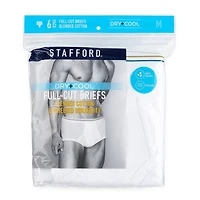 Stafford Dry + Cool Full Cut Mens 6 Pack Briefs 302872