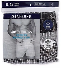 Stafford Cotton Woven Mens Boxers 302600
