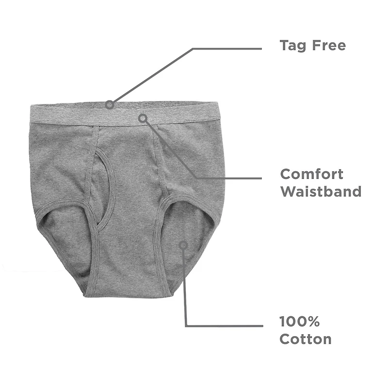 Stafford Cotton Full Cut Mens Big 6 Pack Briefs 302852