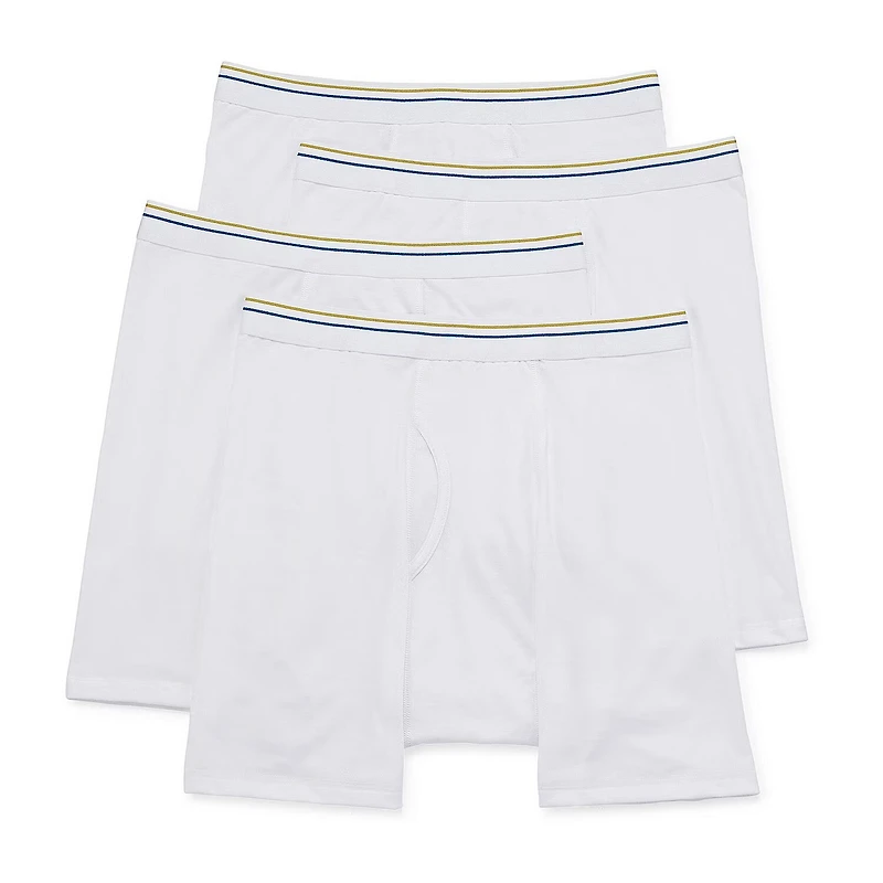 Stafford Dry + Cool Mens Big 4 Pack Boxer Briefs 302869