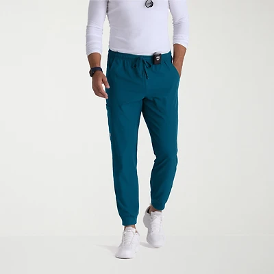 Skechers Skp572 Structure 3-Pocket Jogger Mens Big and Tall Tag Free Stretch Fabric Moisture Wicking Scrub Pant