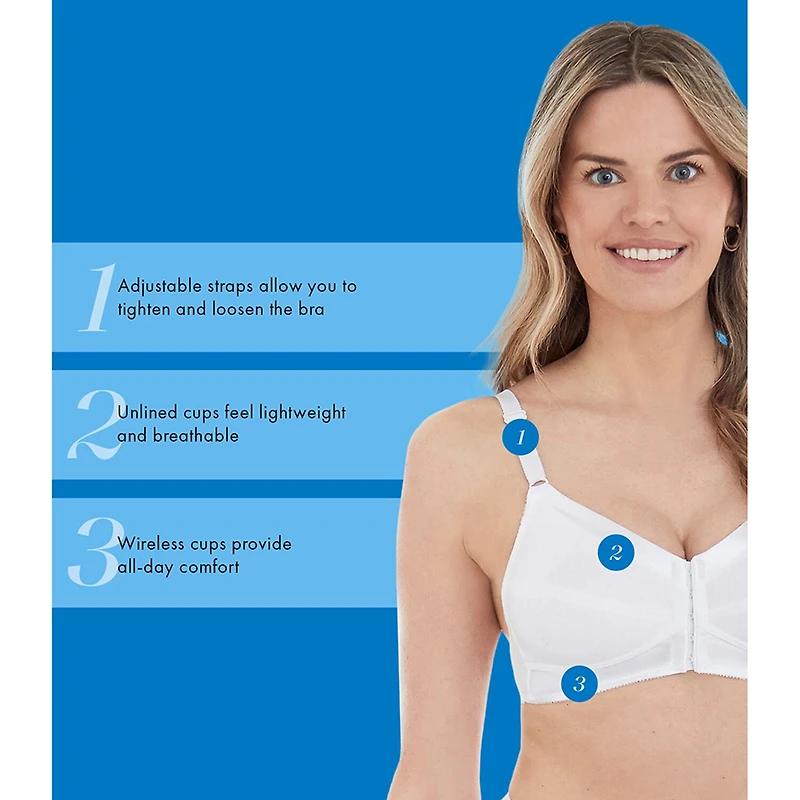 Bestform Unlined Wireless Cotton Bra - 5006770