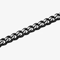 Stainless Steel Solid Curb Chain Bracelet