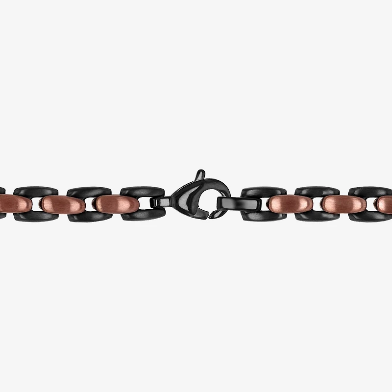 Mens Stainless Steel 24 Inch Link Chain Necklace
