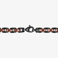 Mens Stainless Steel 24 Inch Link Chain Necklace