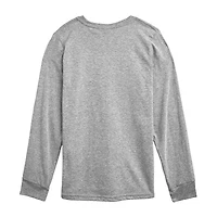 Disney Collection Little & Big Kid Girls Crew Neck Long Sleeve Regular Fit Minnie Mouse Graphic T-Shirt