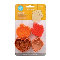R&M International Llc Autum Pastry & Cookie 4-pc. Stamper
