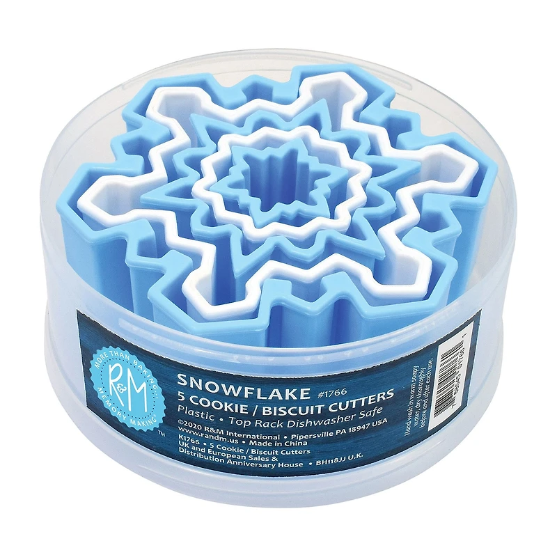 R&M International Llc Snowflake 5-pc. Cookie Cutters