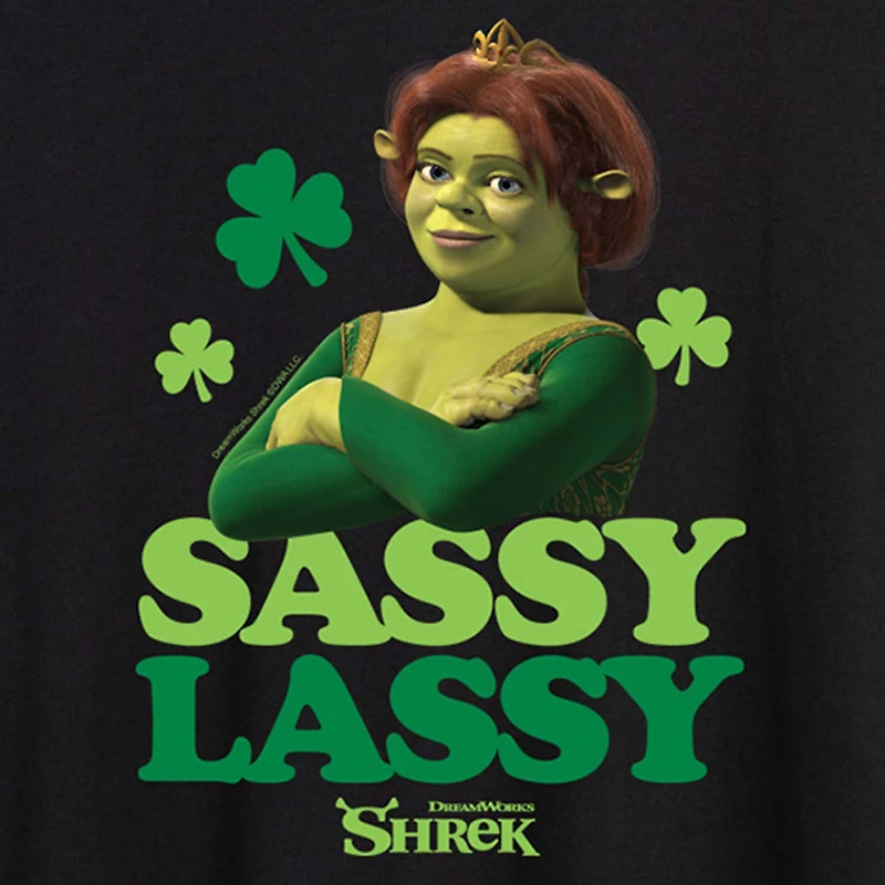 Dreamworks Shrek Sassy Lassy Fiona Tee Womens Juniors Scoop Neck Short Sleeve Regular Fit Graphic T-Shirt