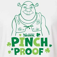 Dreamworks Shrek Pinch Proof Cropped Tee Womens Juniors Crew Neck Short Sleeve Regular Fit Graphic T-Shirt