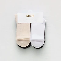 Mixit Sport Rib Short Womens 6 Pair Crew Socks