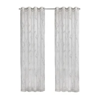 Habitat Anita Grommet Top Sheer Single Curtain Panel