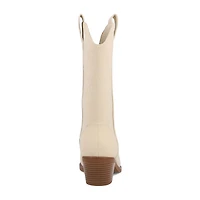 Mia Girl Womens Faylinn Stacked Heel Cowboy Boots