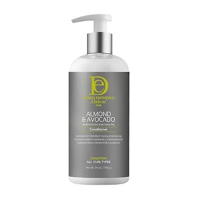 Design Essentials Almond & Avocado Moisturizing & Detangling Conditioner 34 oz.