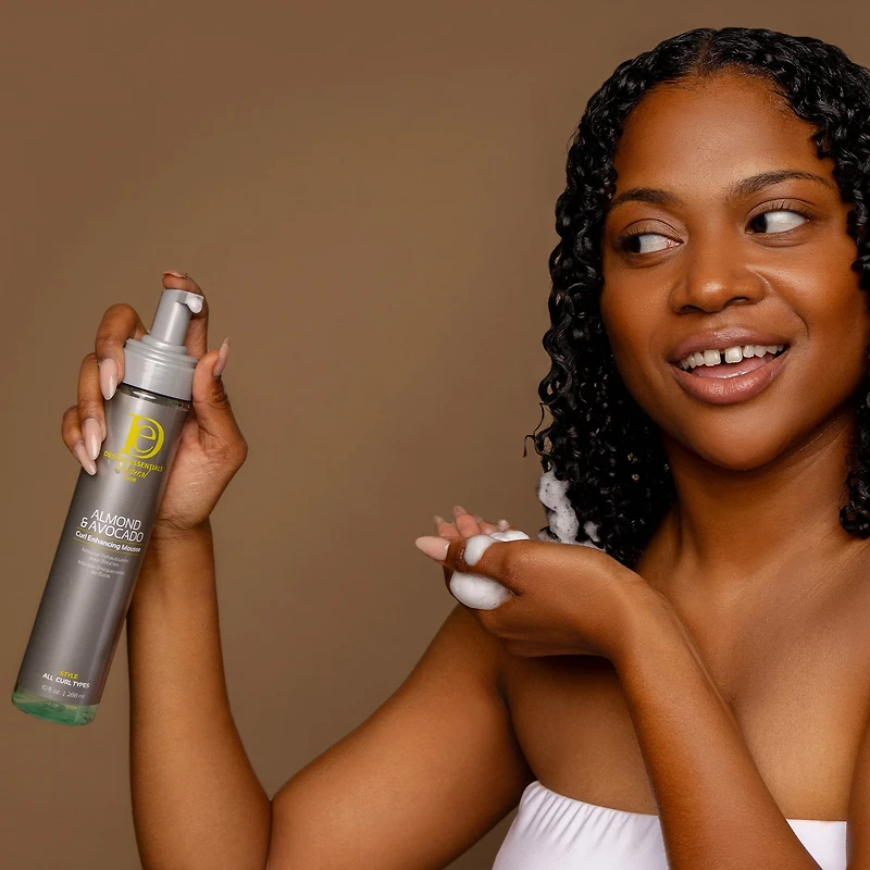 Design Essentials Almond Avocado Curl Enhancing Hair Mousse 10 oz.