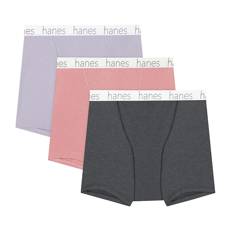 Hanes Womens Multi-Pack Boyshort Panty 45uobb