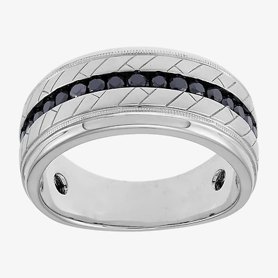 Midnight Black Limited Quantities! Mens 1/2 CT. T.W. Natural Black Diamond 10K Gold Fashion Ring
