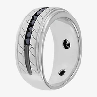 Midnight Black Limited Quantities! Mens 1/2 CT. T.W. Natural Black Diamond 10K Gold Fashion Ring