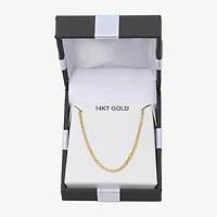 Womens 10K Gold 18 Inch Link Chain Necklace