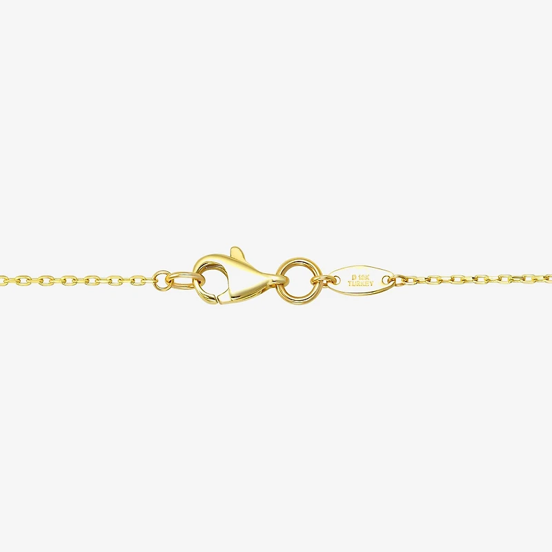 Gold Addiction Womens 10K Gold Inch Pendant Necklace
