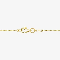 Gold Addiction Womens 10K Gold Inch Pendant Necklace