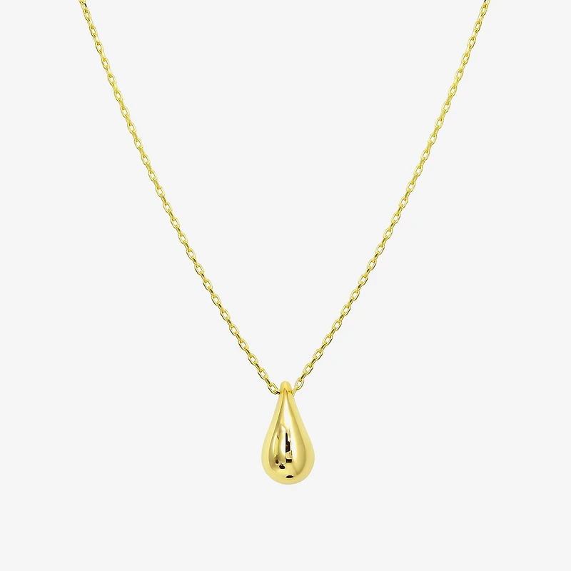 Gold Addiction Womens 10K Gold Inch Pendant Necklace