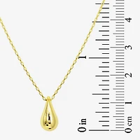 Gold Addiction Womens 10K Gold Inch Pendant Necklace