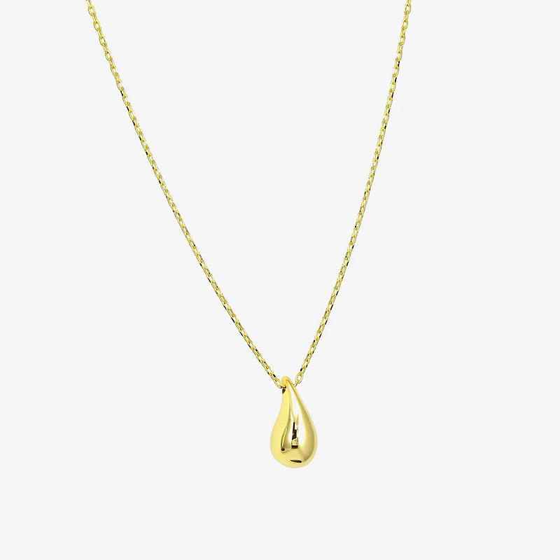 Gold Addiction Womens 10K Gold Inch Pendant Necklace