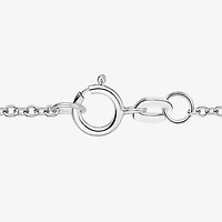 Yes, Please! Womens Lab Created Purple Amethyst Sterling Silver 18 Inch Pendant Necklace
