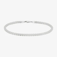 Mens Sterling Silver 8 1/2 Inch Solid Box Chain Bracelet