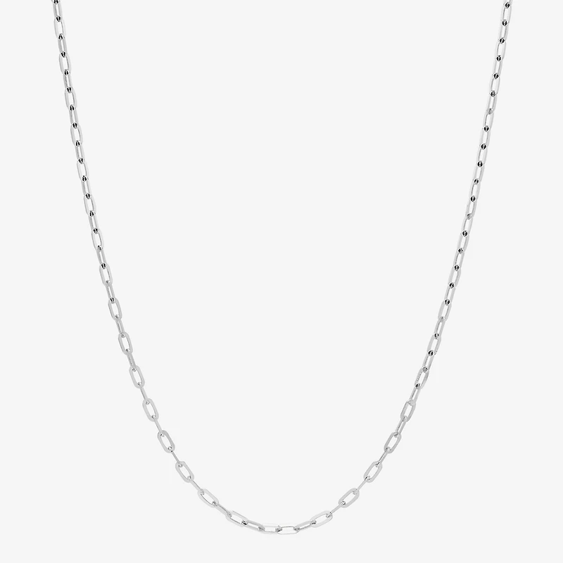 Limited Quantities! Womens 14K Gold Inch Paperclip Chain Necklace