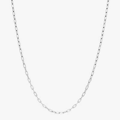 Limited Quantities! Womens 14K Gold Inch Paperclip Chain Necklace