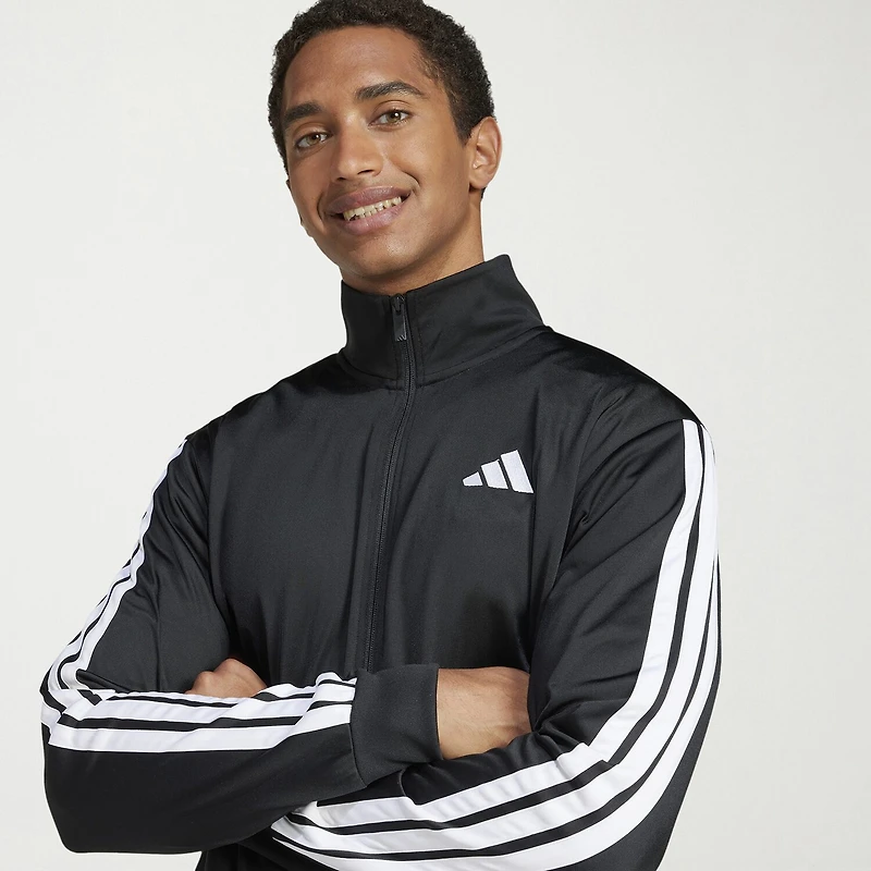 adidas Tricot Mens Big and Tall Lightweight Track Jacket