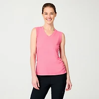 Free Country Womens V Neck Sleeveless Tank Top