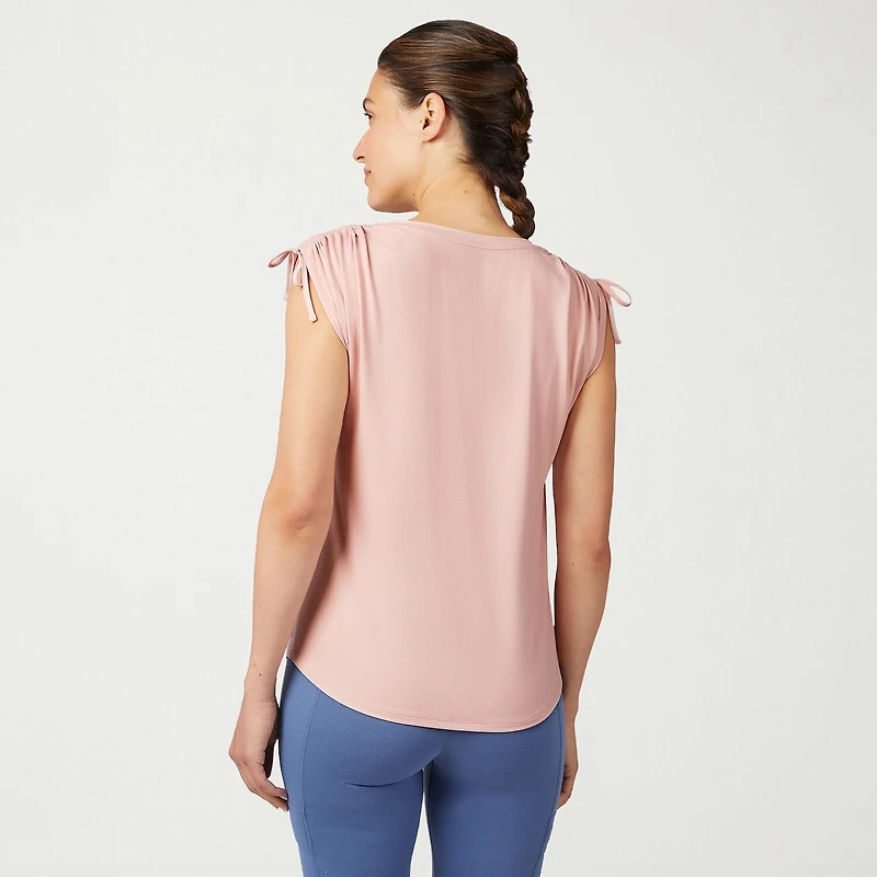 Free Country Womens Round Neck Short Sleeve T-Shirt