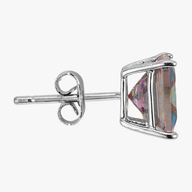 Sparkle Allure Multi Color Cubic Zirconia 9mm Stud Earrings