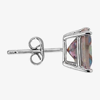 Sparkle Allure Multi Color Cubic Zirconia 9mm Stud Earrings