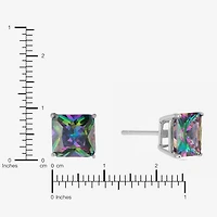 Sparkle Allure Multi Color Cubic Zirconia 9mm Stud Earrings