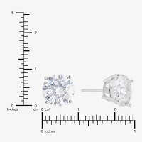 Sparkle Allure Cubic Zirconia 9mm Round Stud Earrings