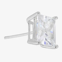 Sparkle Allure Cubic Zirconia 8mm Square Stud Earrings